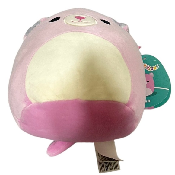 1 Squishmallow Cheetah, 7.5 Inch Plush Toy, Zaya, Light Pink, 3+ Years Old - Picture 5 of 6